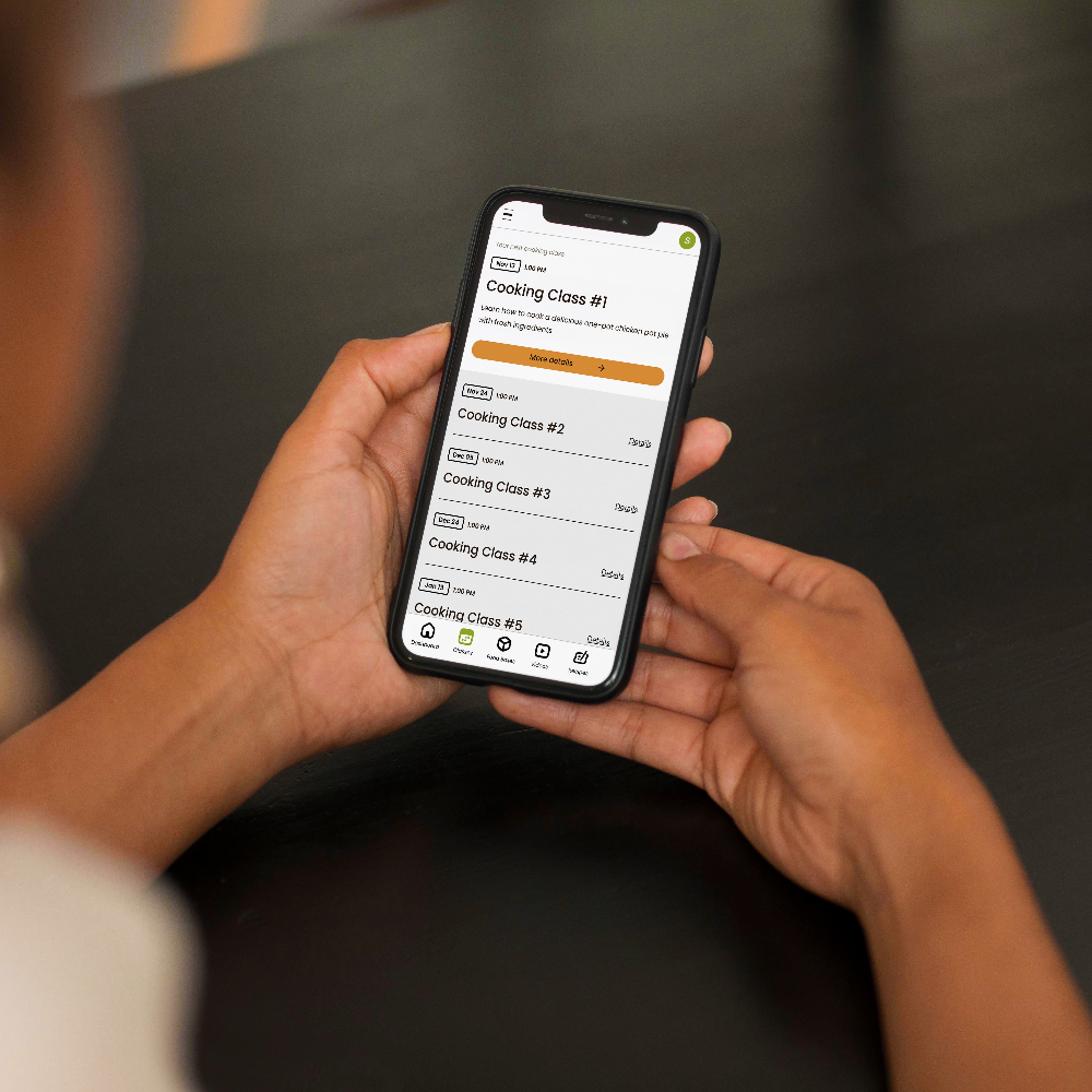 A picture of someone using the Smart Soul Food dashboard